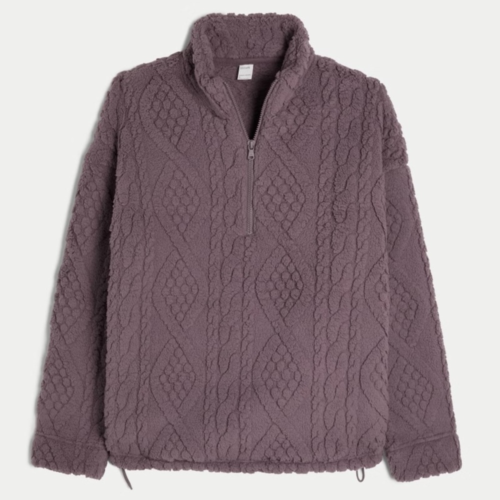 NWOT - Gilly Hicks Cozy Quarter-Zip Sweatshirt